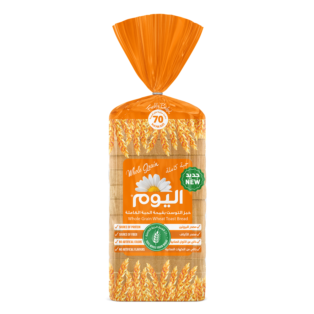 Whole Grain Wheat Toast Bread