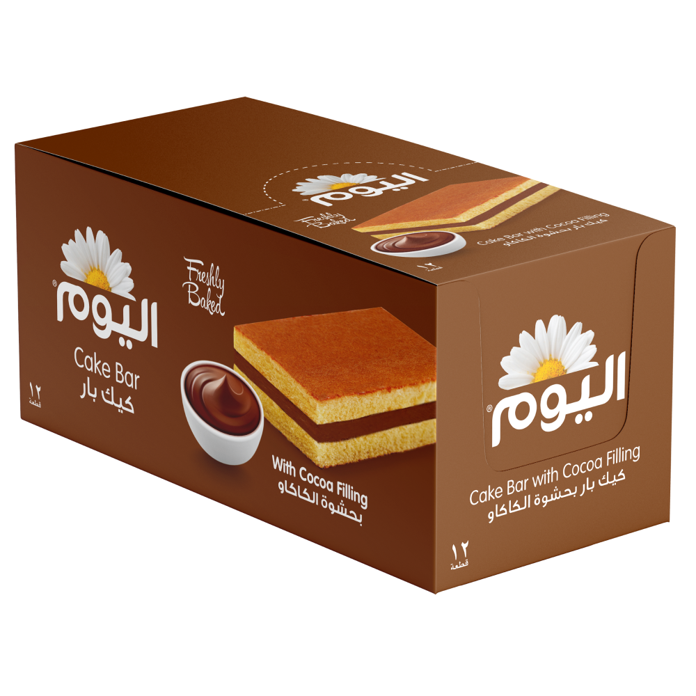 Cake bar with Chocolate Filling x12 pcs
